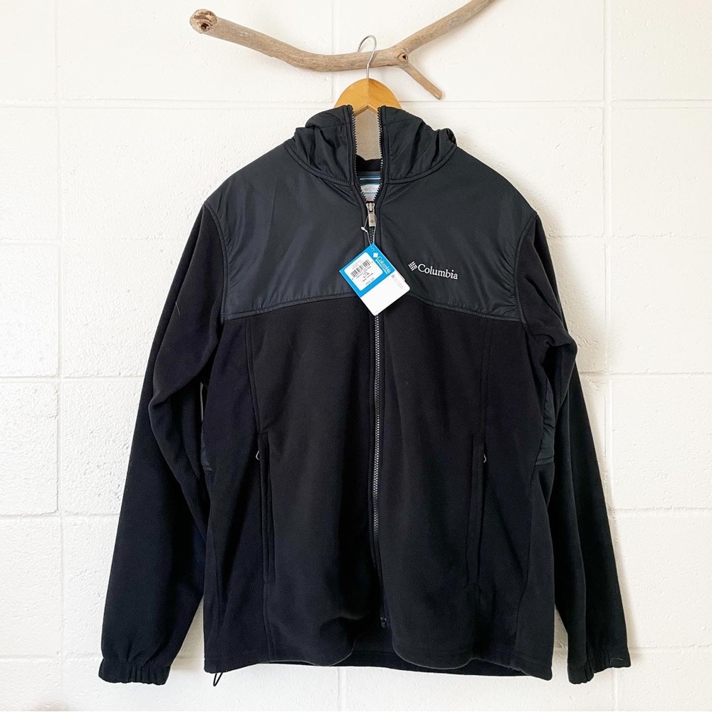 NWT Columbia Zip-up Fleece Jacket with Hood